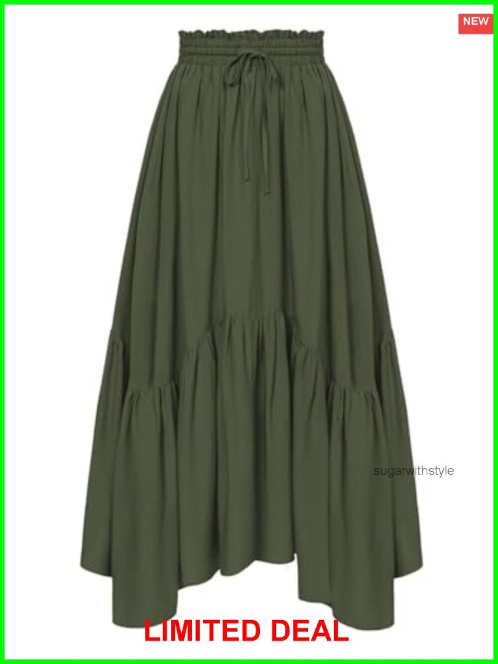 Maxi Skirts Women Flowy Boho Renaissance Skirt